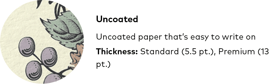 Uncoated